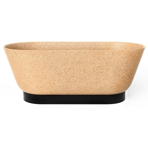 Kylpyamme Woodio Flow Natural, 1600x700mm, puu