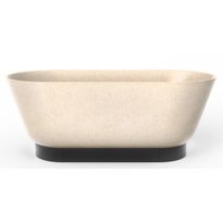 Kylpyamme Woodio Flow Polar, 1600x700mm, valkoinen