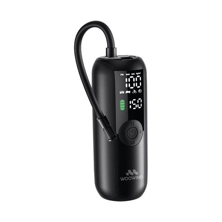 Akkukäyttöinen rengaspumppu Woowind LP1, 4000mAh, 7.4V