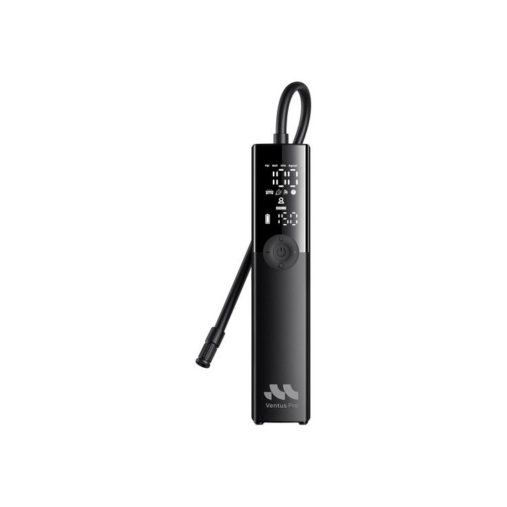 Akkukäyttöinen rengaspumppu Woowind Ventus Pro, 2400mAh, 7.4V