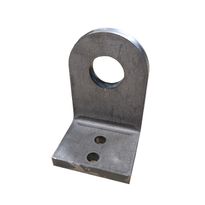Kulmakiinnike Warma, hitsattava, 120/75x80x12mm, reikä 35mm
