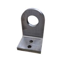 Kulmakiinnike Warma, hitsattava, 120/75x80x12mm, reikä 40mm