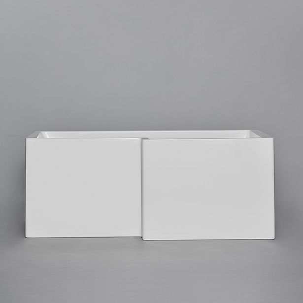 Kylpyamme Westerbergs Udde, 1575x830mm, oikea, valkoinen