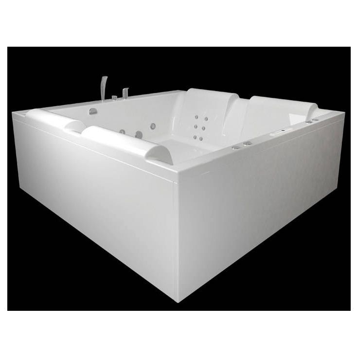 Kylpyamme Westerbergs Pacific 180SQ 2.0, akryyli, valkoinen