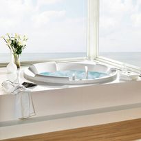 Poreamme upotettava Westerbergs Pacific 175R Comfort 2.0, akryyli, valkoinen