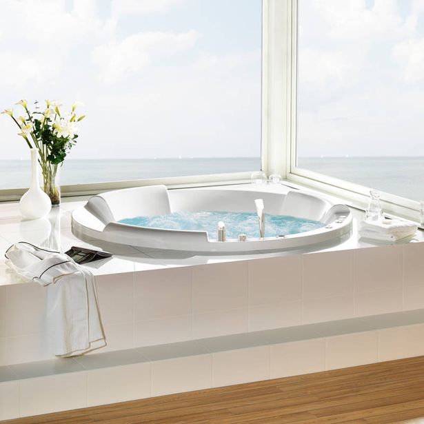 Poreamme upotettava Westerbergs Pacific 175R Comfort 2.0, akryyli, valkoinen