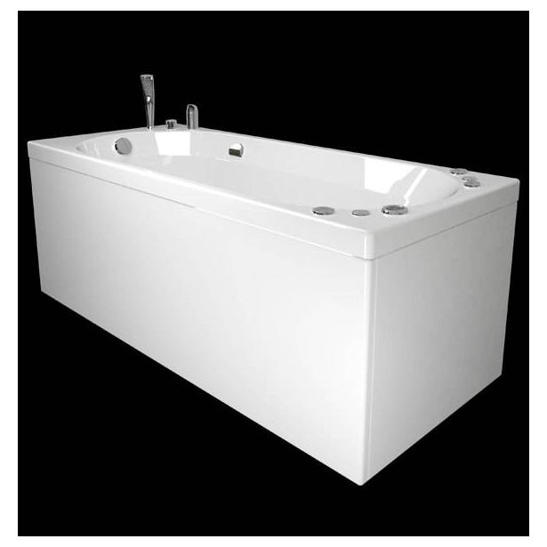 Poreamme Westerbergs Motion 180SQ Comfort 2.0, akryyli, valkoinen