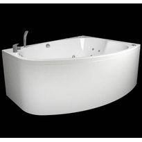 Poreamme Westerbergs Norden 160L Duo Superior Soft 2.0, akryyli, valkoinen, vasen