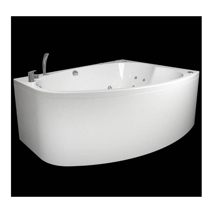 Poreamme Westerbergs Norden 160L Duo Superior Soft 2.0, akryyli, valkoinen, vasen