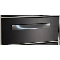 Alasarja musta teräs + satiinikromi kahva