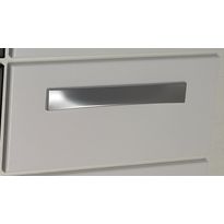 Alasarja valkoinen teräs + satiinikromi kahva