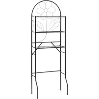 Wc-hylly musta 60 x 33 x 174 cm