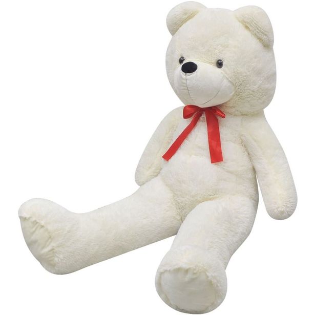 XXL Nalle pehmolelu Valkoinen 175 cm