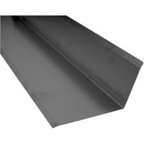 Yläpelti Keraplast, 75+115x1250mm, 108°, musta RR33