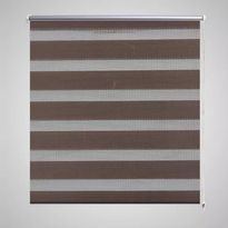 Zebra rullakaihdin 100 x 175 cm kahvinruskea