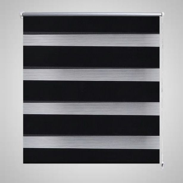 Zebra rullakaihdin 50 x 100 cm musta_1