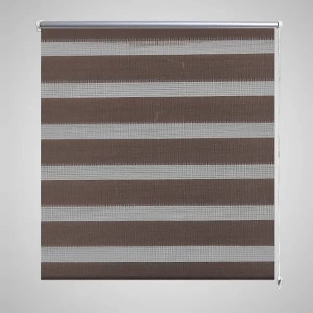 Zebra rullakaihdin 80 x 150 cm kahvinruskea_1