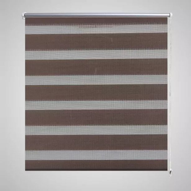 Zebra rullakaihdin 90 x 150 cm kahvinruskea_1
