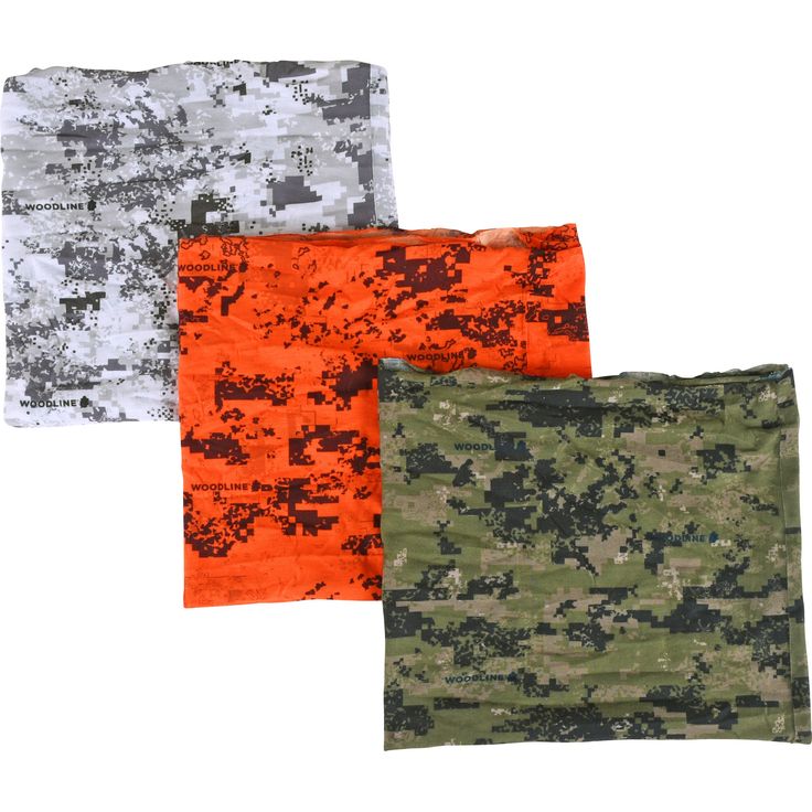 Tuubihuivit Woodline Multiscarfs Camo, 3 kpl, one size