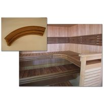 Etulaudan kulmakaari, pyöristetty, 150x500mm, radiatamänty
