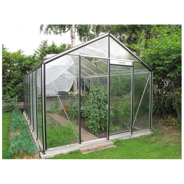 Kasvihuone Prestige 15,9m², 4mm turvalasit, integroitu sokkeli