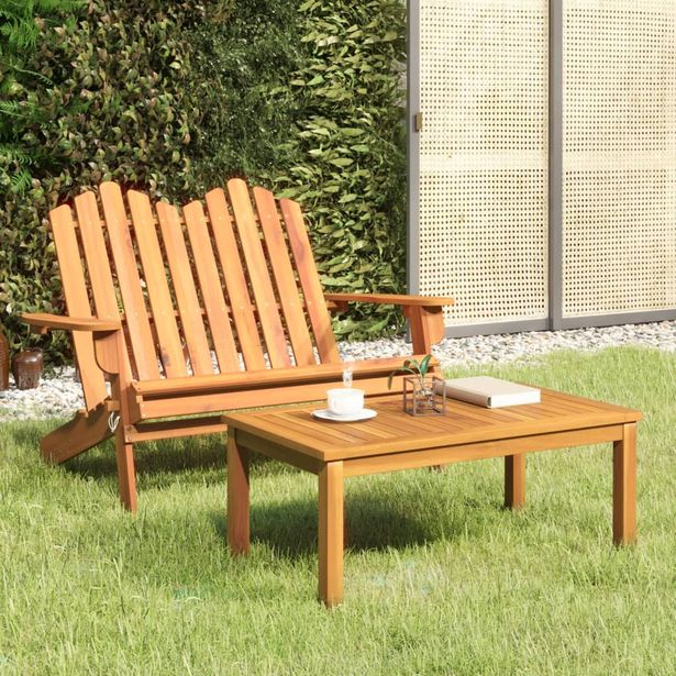 Adirondack ulkoleposarja, akasiapuu, 2 osaa