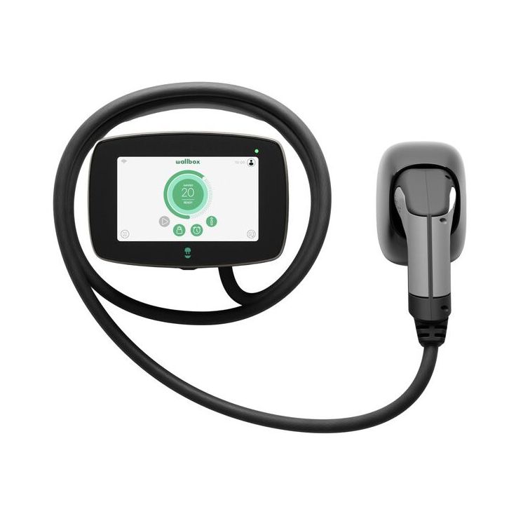 Sähköauton latausasema Wallbox Commander 2, Type2, 3x32A, 5m kaapeli, RFID; PIN, 4G