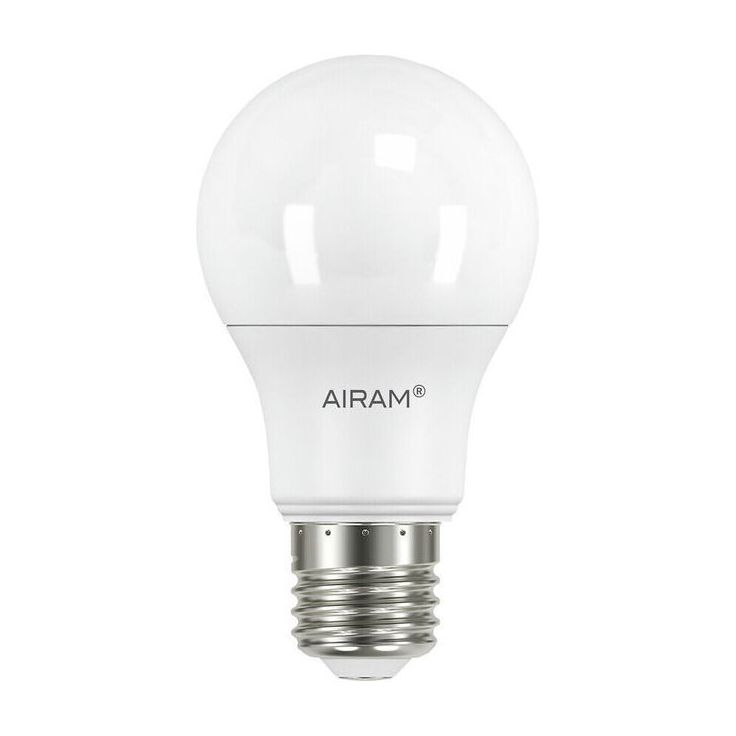 LED-päivänvalolamppu Airam, 8.5W, E27, 6500K, 840lm