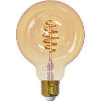 Sisustuslamppu Airam SmartHome GLOBE 95, 4.9W, E27, 350lm, 1800-3000K, amber
