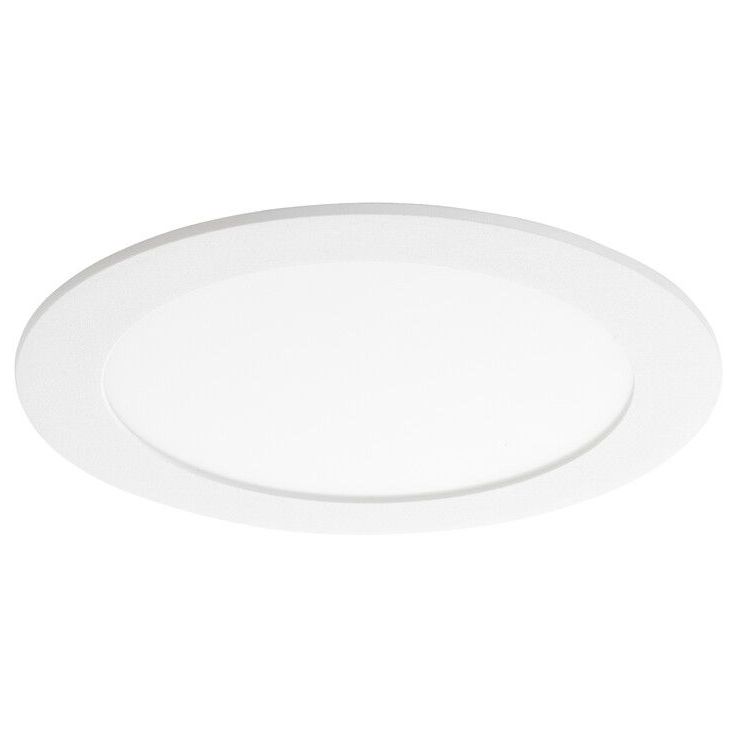 Alasvalo Airam Pro Flat R Duo 175, IP44, 12W, 1000lm, himmennettävä, valkoinen