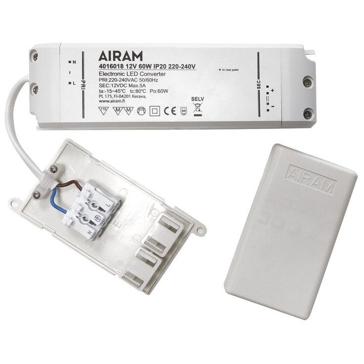 Muuntaja TASAJÄNNITELÄHDE 12V 60W IP20