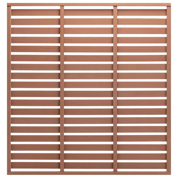 Aitapaneeli WPC 180x180 cm ruskea