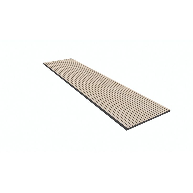 Akustiikkalevy Evella Slim Line, puuviilupintainen, 2650x594mm, vaalea tammi