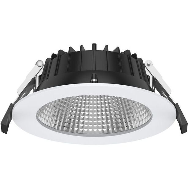Alasvalo Airam Compact XL, 150mm, 1800lm, 14W, IP54, 3CCT, valkoinen