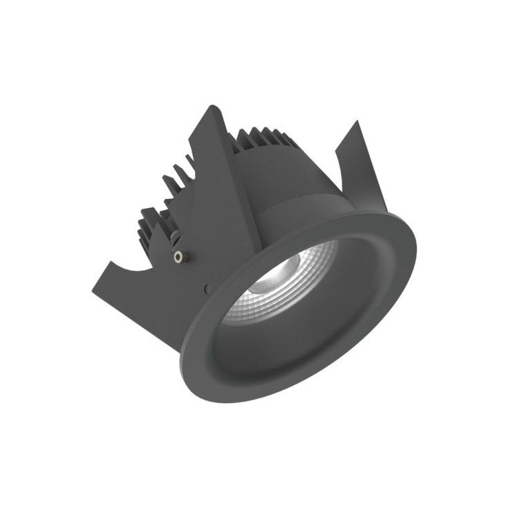 Alasvalo Illuxtron Linea, Ø75mm, HV-FD, 800lm, 3000K, 40°, musta