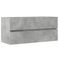 Allaskaappi betoninharmaa 100x38,5x45 cm lastulevy (56251)