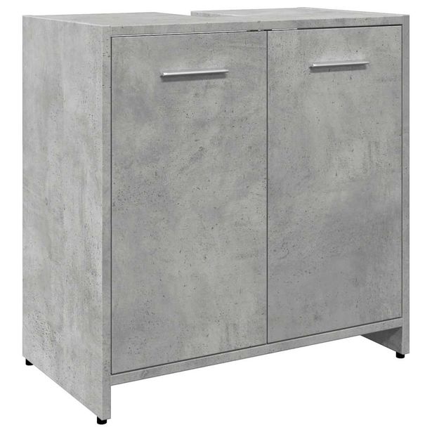 Allaskaappi betoninharmaa 60x33x60 cm (56038)