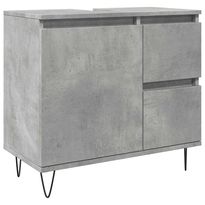 Allaskaappi betoninharmaa 65x33x60 cm (57225)