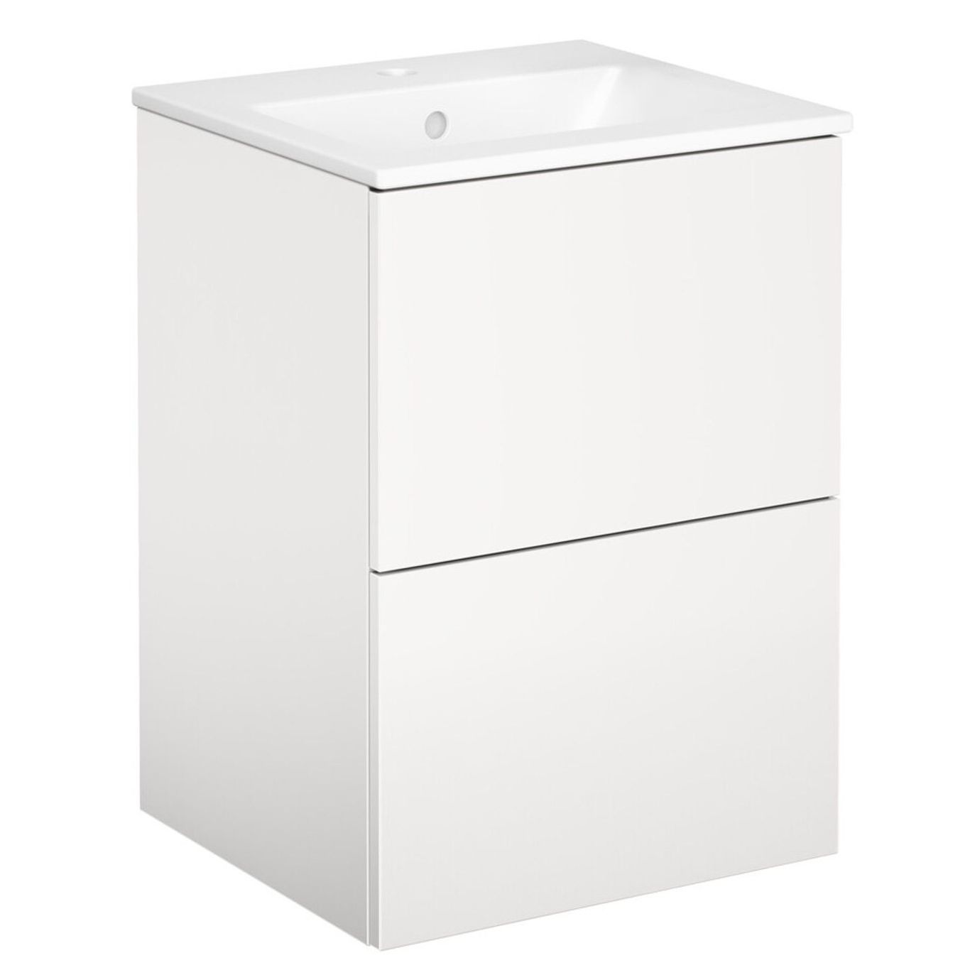 Allaskaappi altaalla Gustavsberg Graphic Base, 45 cm, valkoinen