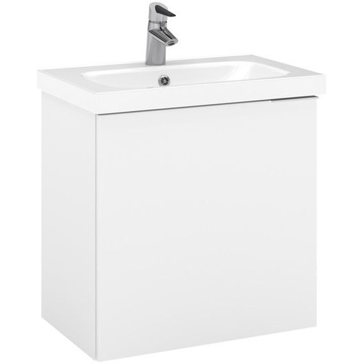 Allaskaappi pesualtaalla Temal Stella, 62.5x40cm, 1 ovi, vasen valkoinen