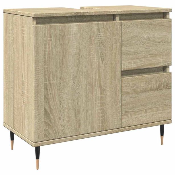 Allaskaappi Sonoma-tammi 65x33x60 cm tekninen puu (49676)
