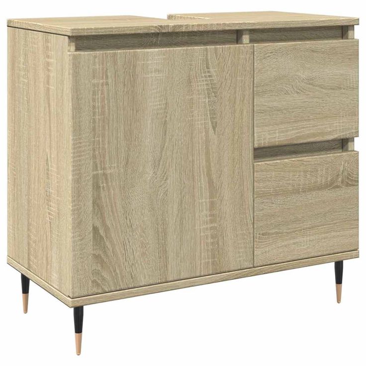 Allaskaappi Sonoma-tammi 65x33x60 cm tekninen puu (49676)