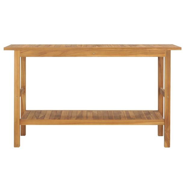 Allaskaappi täysi tiikki 132x45x75 cm (18482)