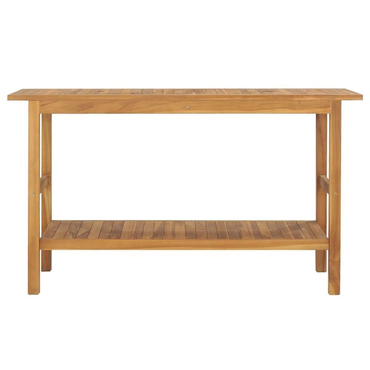 Allaskaappi täysi tiikki 132x45x75 cm (18482)