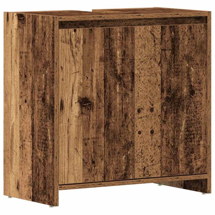 Allaskaappi vanhaa puuta 60x33x60 cm (61145)
