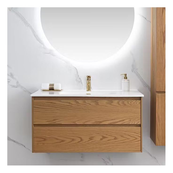 Allaslaatikosto altaalla Bathlife Lättsam, 1000mm, tammi