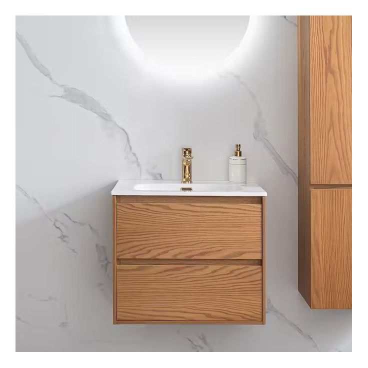 Allaslaatikosto altaalla Bathlife Lättsam, 600mm, tammi