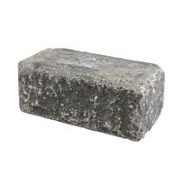 Antiikkimuurikivi Lakka lohko kulma, musta 360x180x150mm