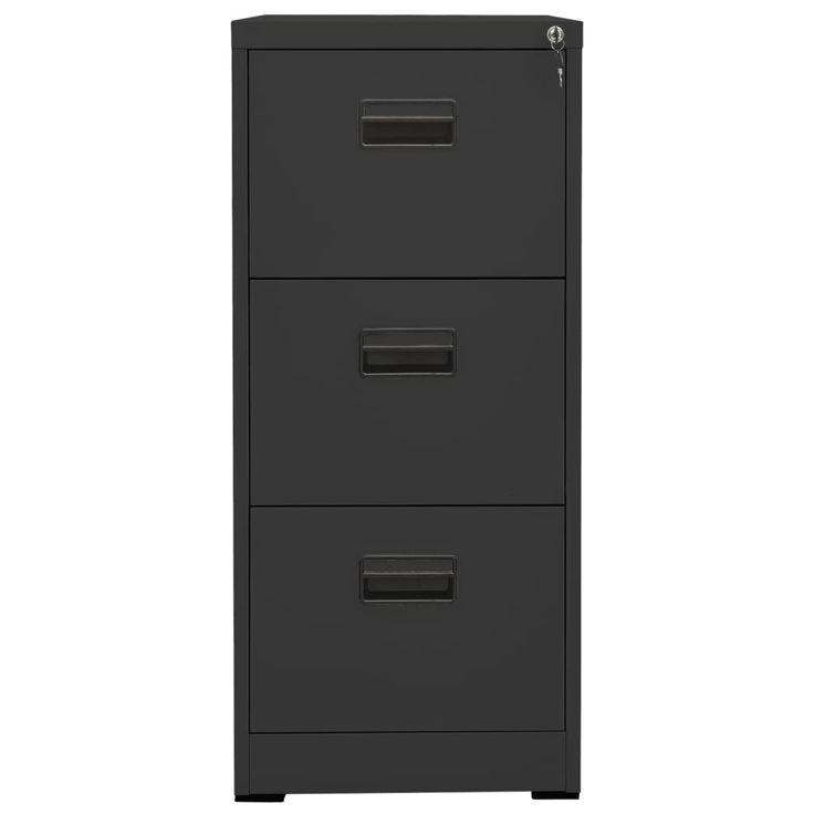 Arkistokaappi antrasiitti 46x62x102,5 cm teräs (36277)