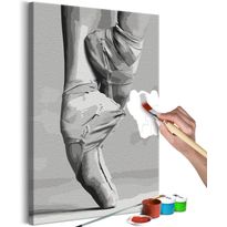 DIY-taulu Artgeist Ballet Shoes, 60x40cm, mustavalkoinen